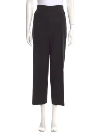 Pre-owned Mugler Vintage Wide Leg Pants In Black