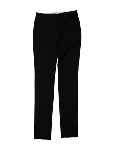 Pre-owned Mugler Virgin Wool Straight Leg Pants W/ Tags In Black