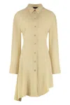 Mugler Woman Beige Dresses