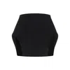 Mugler Women's Viscose Mini Skirt In Black