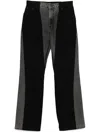 MUGLER WASHED STRAIGHT-LEG JEANS