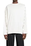 Mugler White Cotton Jersey T-shirt In White