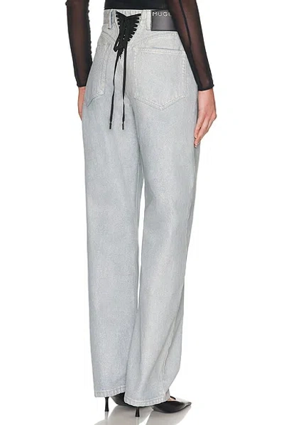 Mugler Wide Leg In Blue