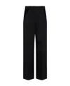 Mugler Wide-leg Cut-out Trousers In Black