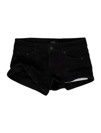 Pre-owned Mugler Wide Leg Pants In Black