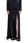 Mugler Woman Black Trousers In Black