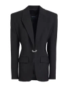 Mugler Woman Blazer Black Size 6 Virgin Wool