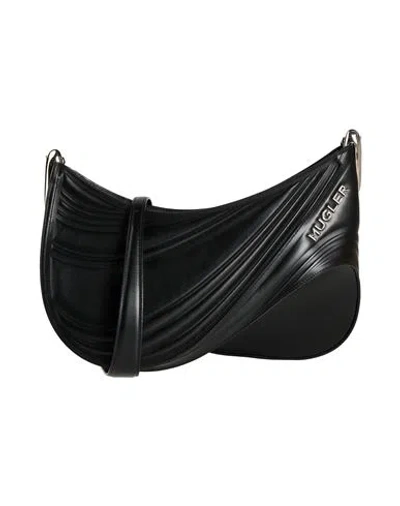 Mugler Woman Cross-body Bag Black Size - Leather