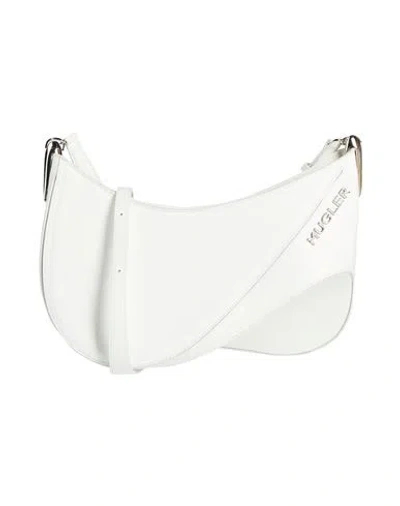 Mugler Woman Cross-body Bag White Size - Leather