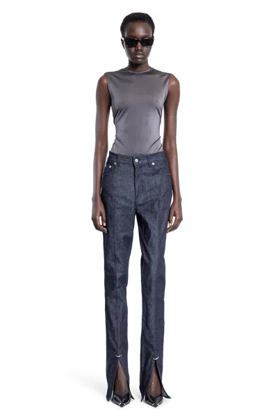 Mugler Woman Grey Bodysuits