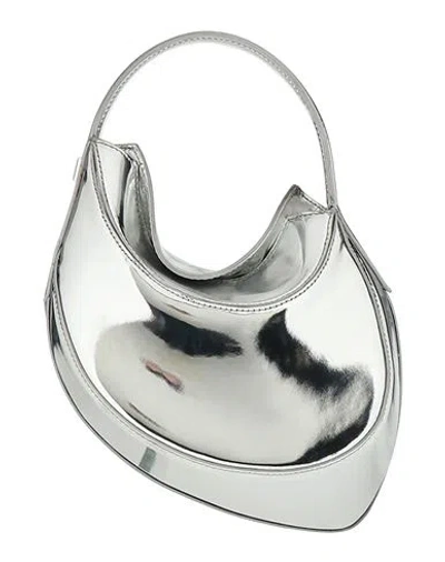 Mugler Woman Handbag Silver Size - Leather