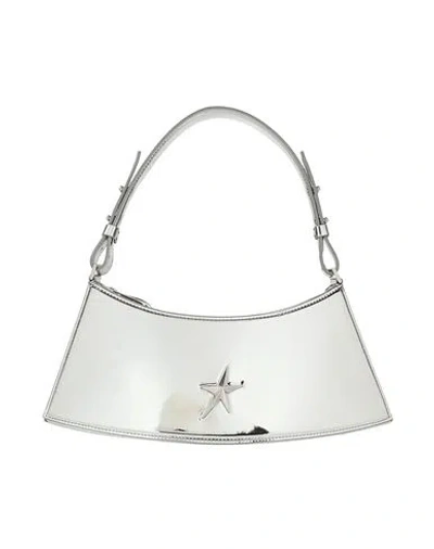 Mugler Woman Handbag Silver Size - Leather