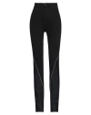 Mugler Spiral High-waisted Slim Jeans In Black
