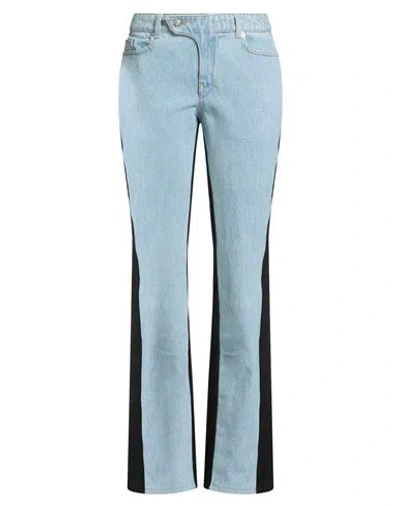Mugler Woman Jeans Blue Size 27 Organic Cotton