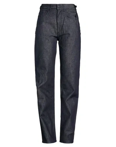 Mugler Woman Jeans Blue Size 28w-27l Organic Cotton, Cotton