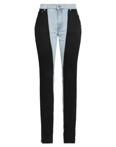 Mugler Woman Jeans Blue Size 30 Cotton, Elastomultiester, Elastane