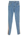 Mugler Woman Jeans Blue Size 8 Cotton, Elastomultiester, Polyamide, Polyester