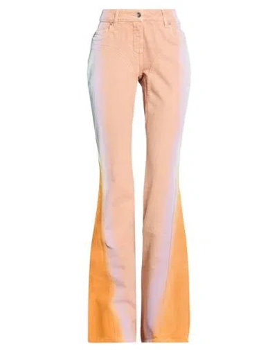 Mugler Woman Jeans Sand Size 10 Organic Cotton