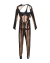 Mugler Woman Jumpsuit Black Size 10 Polyamide, Elastane