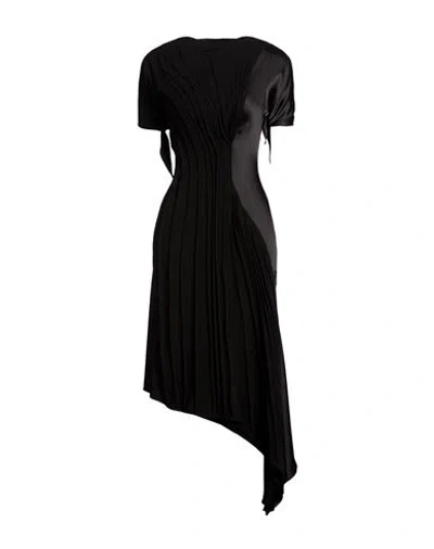 Mugler Woman Maxi Dress Black Size 4 Viscose, Elastane, Polyester