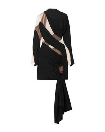 Mugler Woman Mini Dress Black Size 8 Polyamide, Elastane
