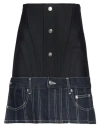 Mugler Woman Mini Skirt Black Size 10 Cotton, Elastomultiester, Polyamide, Elastane
