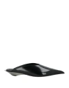 Mugler Woman Mules & Clogs Black Size 8 Leather