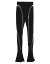 Mugler Leggings With Transparent Panels In Black