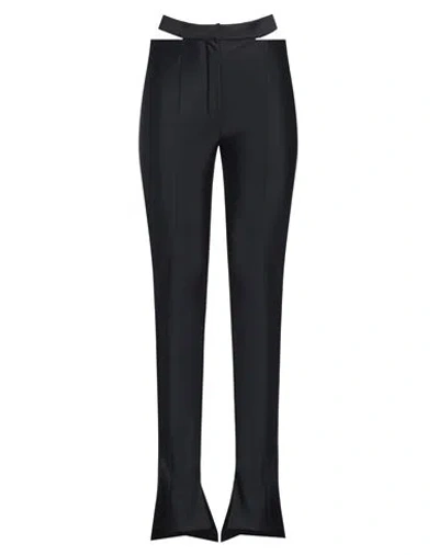 Mugler Woman Pants Black Size 4 Polyamide, Elastane