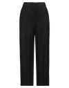 Mugler Woman Pants Black Size 6 Viscose, Virgin Wool In Black