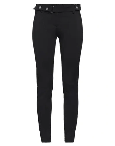 Mugler Woman Pants Black Size 4 Cotton, Polyamide, Elastane