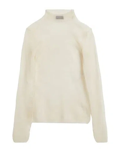 Mugler Woman T-shirt Beige Size M Polyamide, Polyester, Elastane