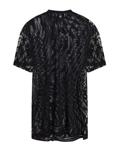 Mugler Woman T-shirt Black Size L Viscose, Elastane