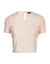 Mugler Woman Top Beige Size 6 Polyamide, Elastane In Beige