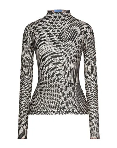 Mugler Woman Top Black Size 4 Polyamide, Elastane