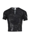 Mugler Woman Top Black Size 8 Polyamide, Elastane