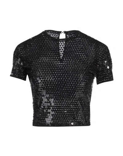 Mugler Woman Top Black Size 8 Polyamide, Elastane