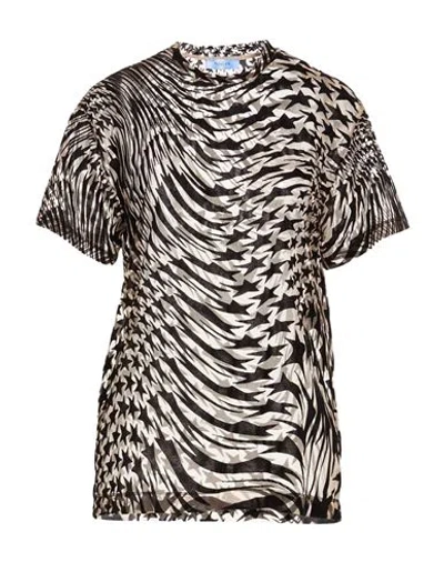 Mugler Woman T-shirt Blush Size 8 Polyamide, Elastane In Pink