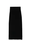 Mugler Classic Black Midi Dress By