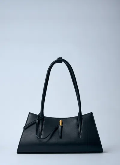 Mugler Women Fang Shoulder Bag In Black