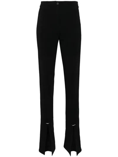 Mugler Black Pierced Trousers
