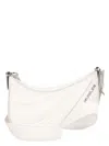 Mugler Medium Spiral Curve 01 Crossbody Bag In White