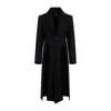 Mugler Single-breasted Wool Coat - Women's - Wool/cupro/polyamide In Black