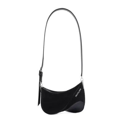 Mugler Curve Bag Women In Black