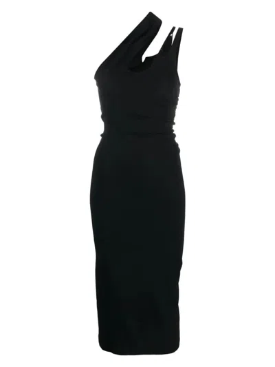 MUGLER WOMEN'S RO1308 MIDI DRESS