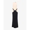 Mugler Sequined Crêpe Gown In Multi