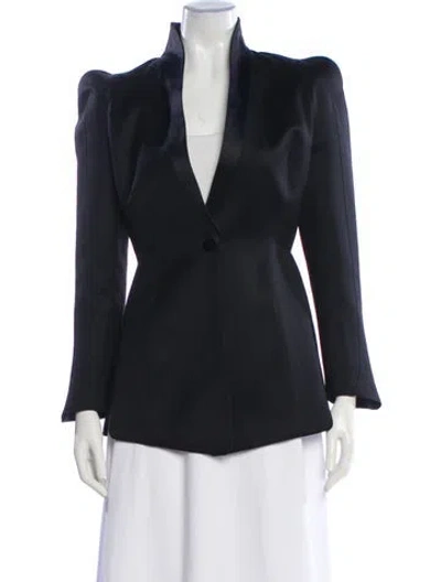 Pre-owned Mugler Wool Blazer In Gray