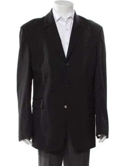 Pre-owned Mugler Wool Blazer In Gray