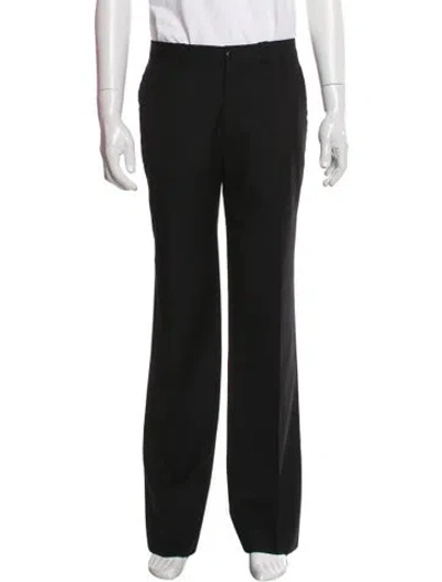 Pre-owned Mugler Wool Dress Pants In Black