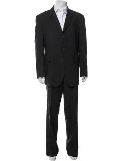 Pre-owned Mugler Wool Two-piece Blazer In Black